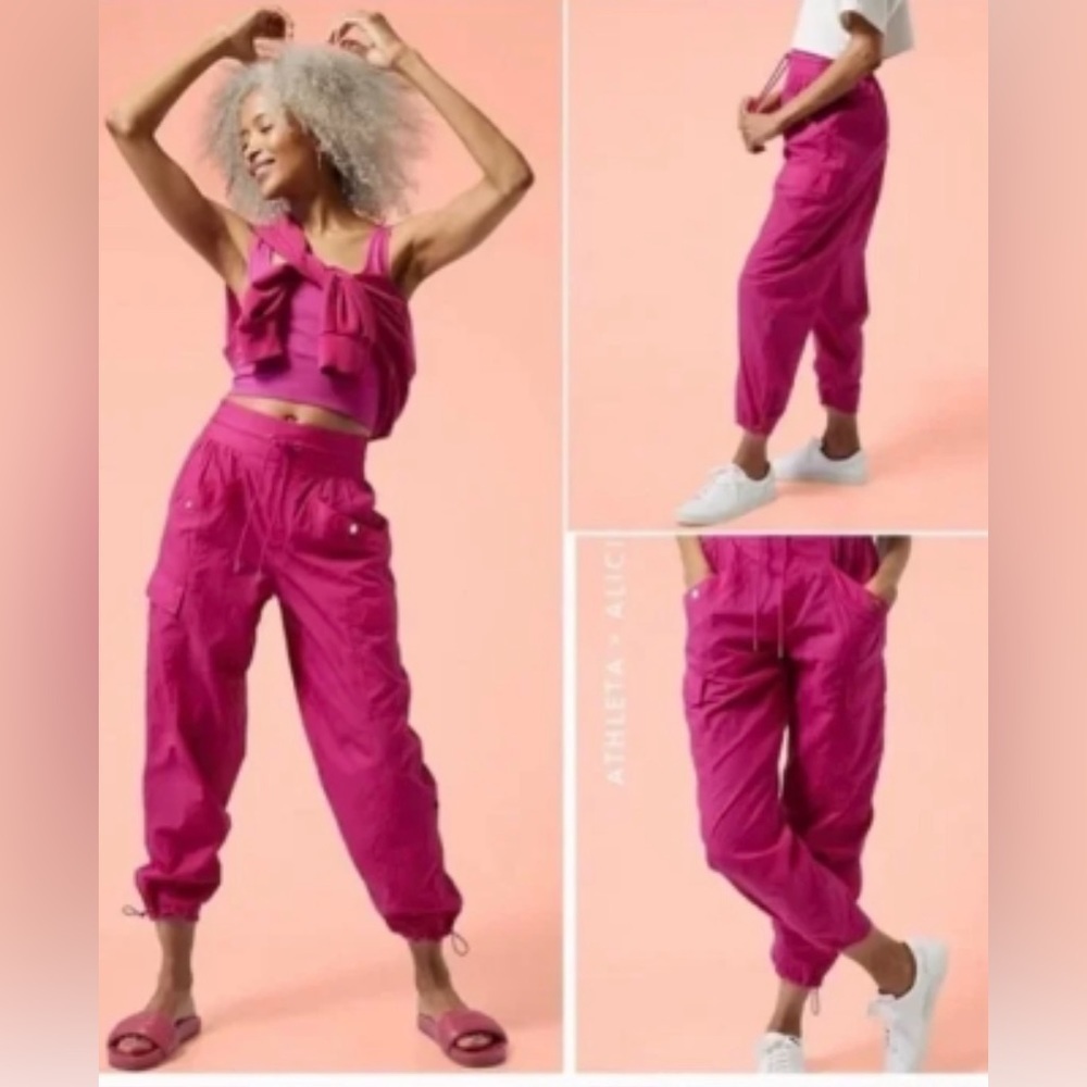 Athleta x Alicia Keys Cargo Pants High Waist Size 4